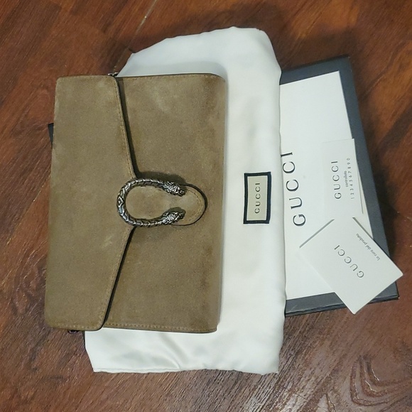 Gucci Dionysus suede chain wallet - Picture 4 of 9